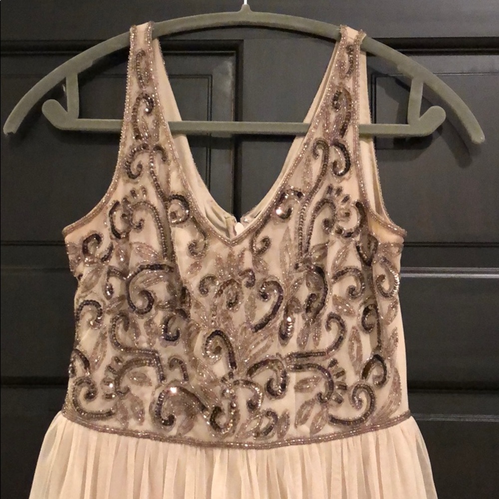 Adrianna Papell beaded gown